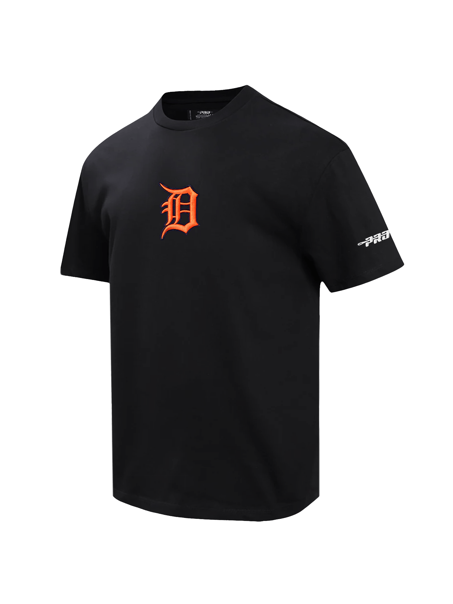 Pro Standard T-Shirts Detroit Tigers Pro Standard MLB Icon Drop Shoulder T-Shirt - Black