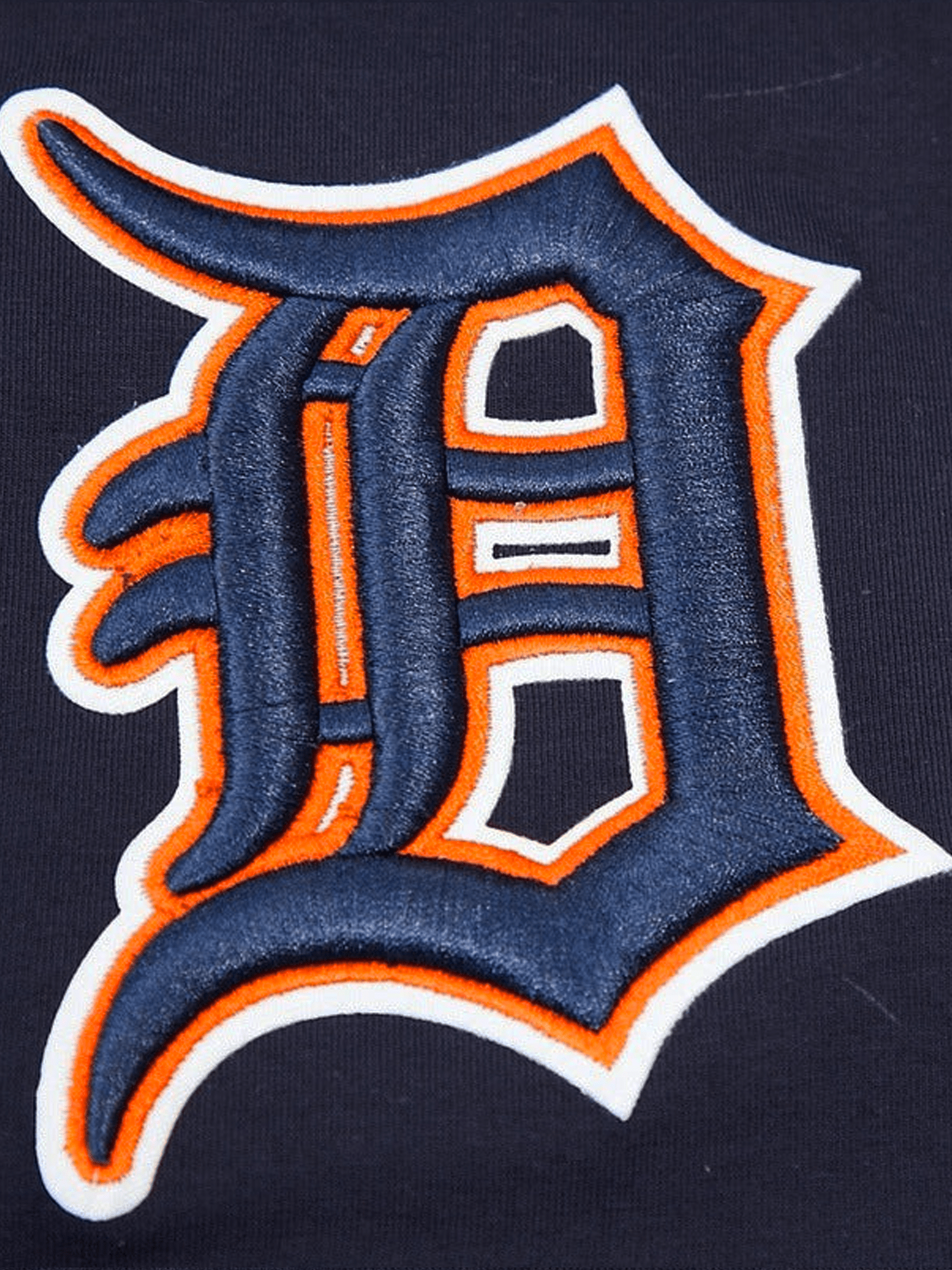Pro Standard T-Shirts Detroit Tigers Pro Standard MLB Team Chenille Flex T-Shirt - Navy