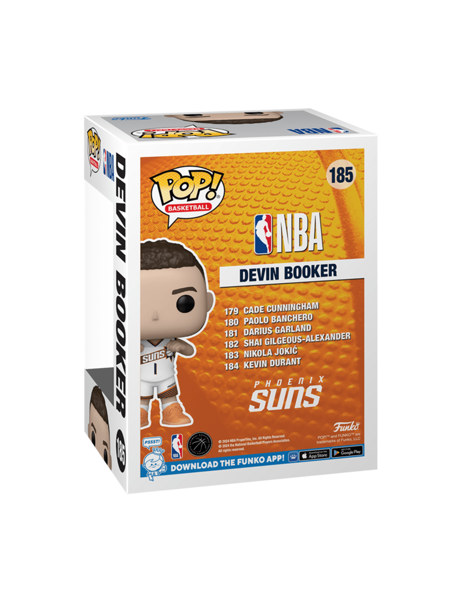 Funko Figures Devin Booker Phoenix Suns Funko NBA 185 Pop Vinyl Figure