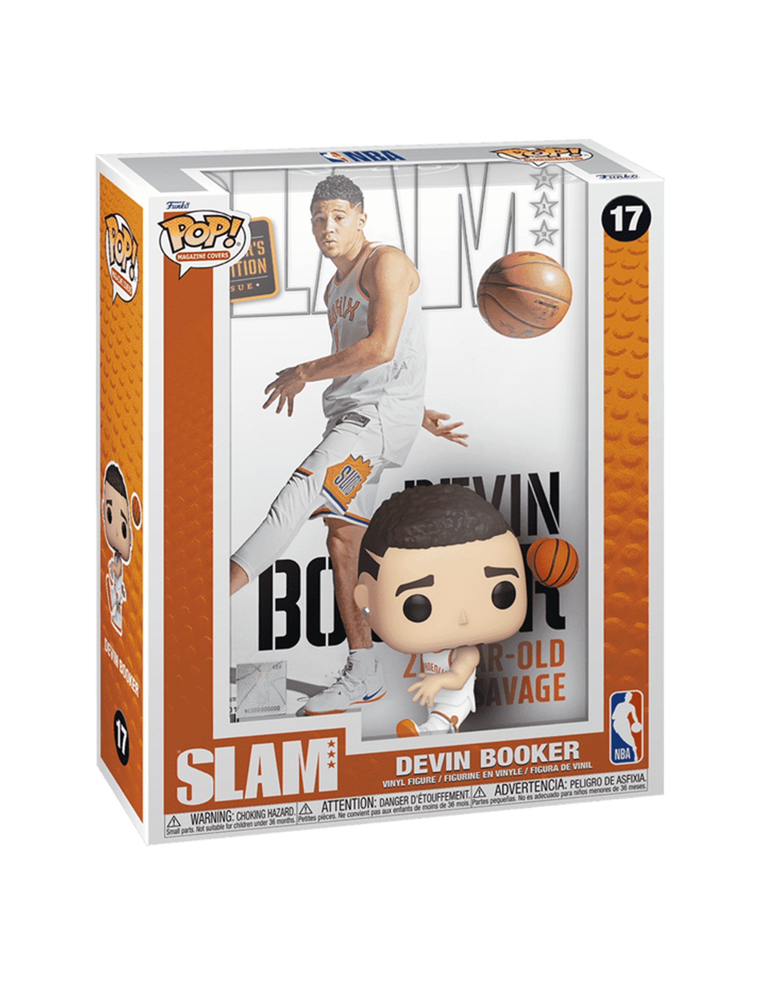Funko Figures Devin Booker Phoenix Suns Funko NBA Slam Magazine Pop Figure