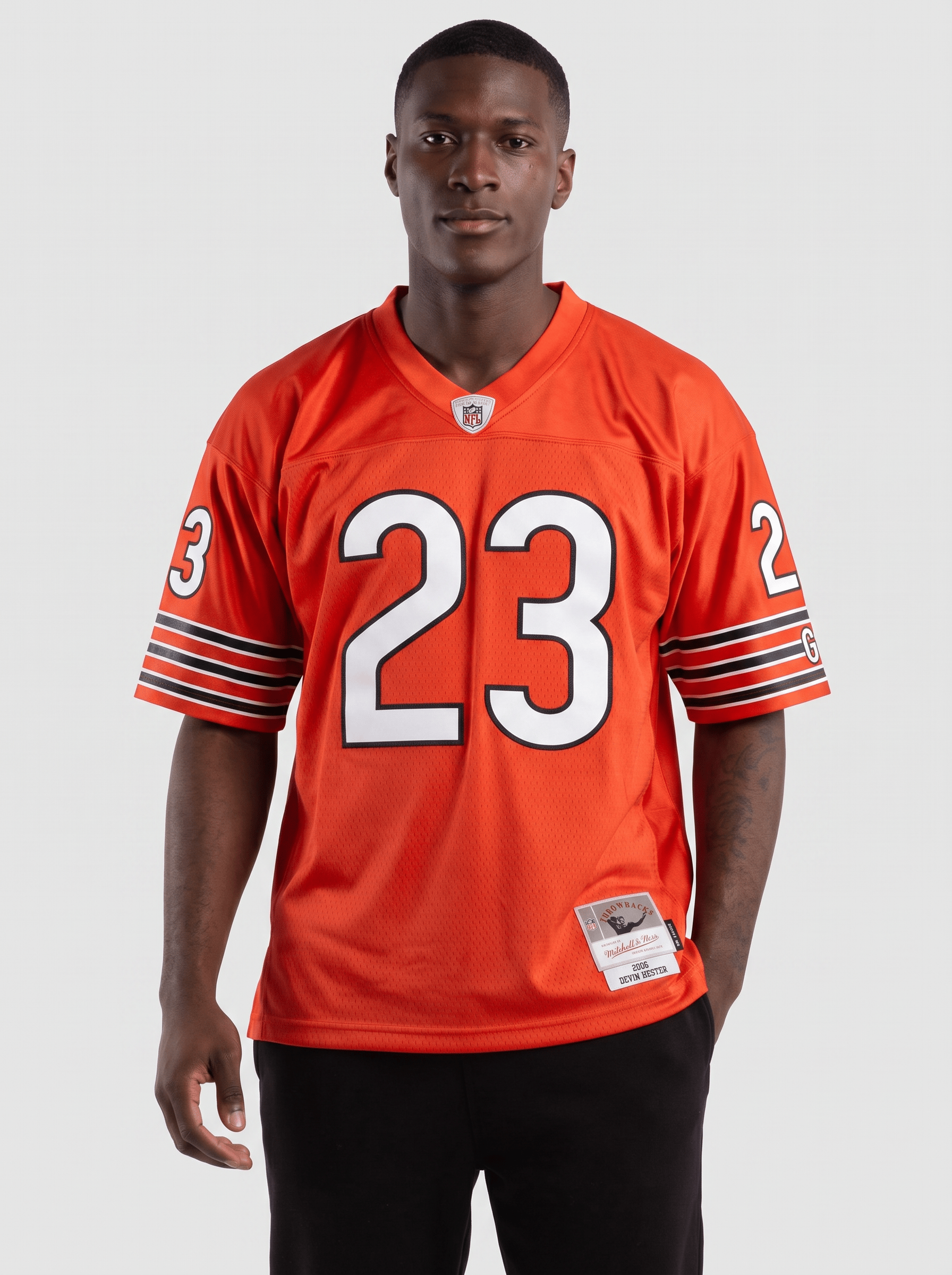 Mitchell And Ness Jerseys Devin Hester Chicago Bears Mitchell & Ness NFL 2006 Legacy Jersey - Orange
