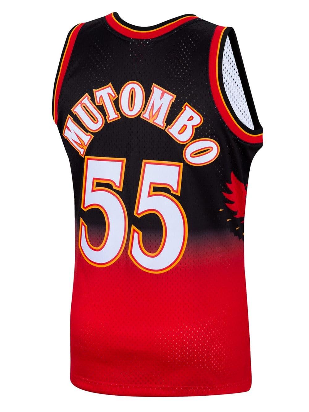 Mitchell And Ness Jerseys Dikembe Mutombo Atlanta Hawks Mitchell & Ness NBA 96-97 Swingman Jersey - Red