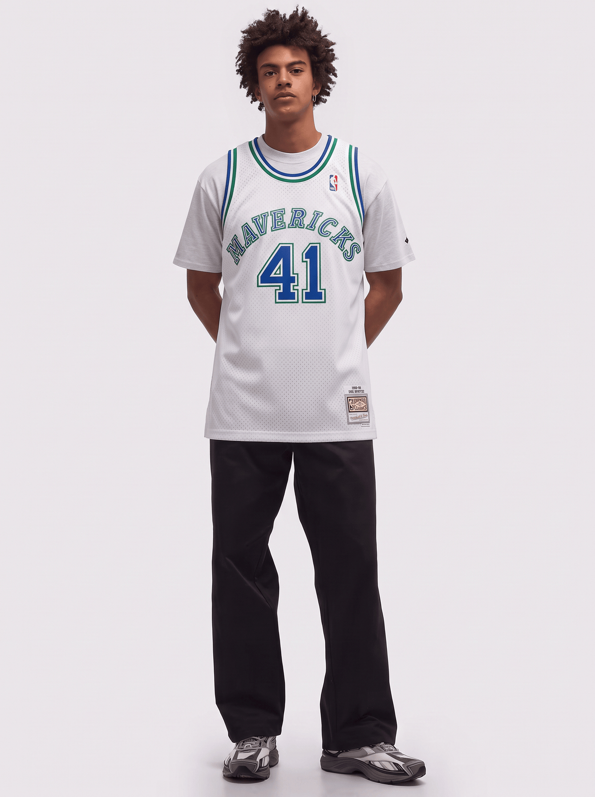 Mitchell And Ness Jerseys Dirk Nowitzki Dallas Mavericks Mitchell & Ness NBA 10-11 Home HWC Swingman Jersey - White