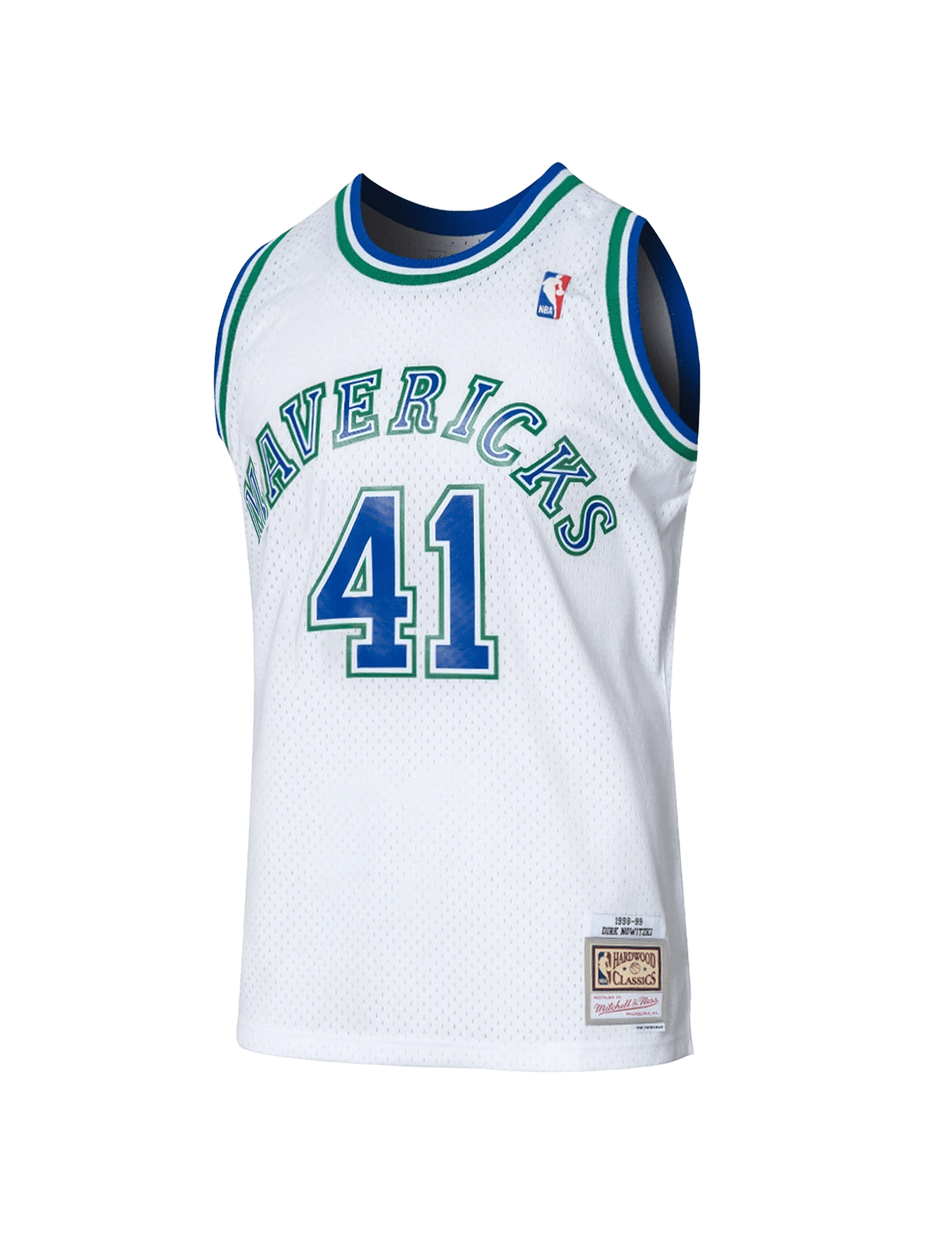 Mitchell And Ness Jerseys Dirk Nowitzki Dallas Mavericks Mitchell & Ness NBA 98-99 Swingman Jersey  - White