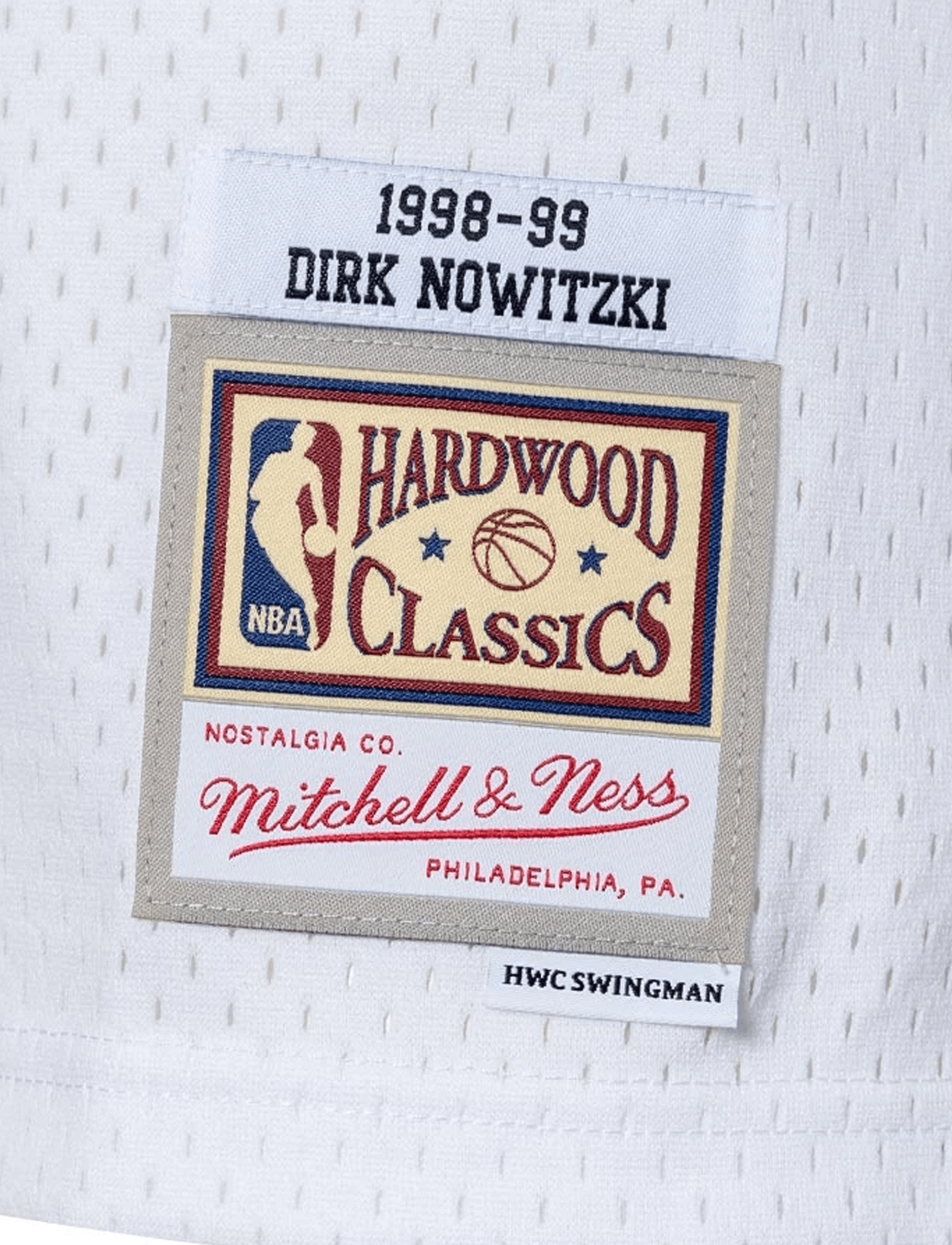 Mitchell And Ness Jerseys Dirk Nowitzki Dallas Mavericks Mitchell & Ness NBA 98-99 Swingman Jersey  - White