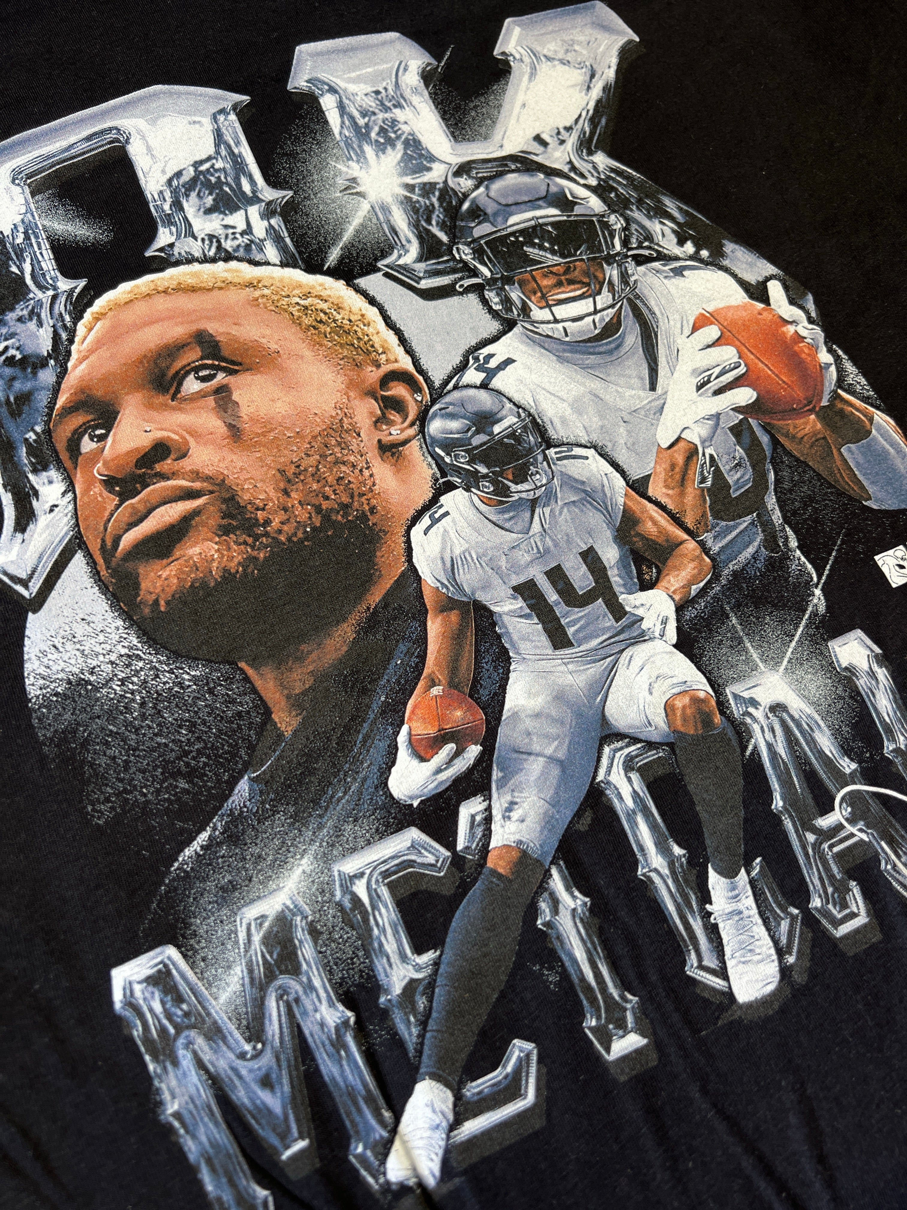 500 Level T-Shirts DK Metcalf Seattle Seahawks 500 Level NFL Homage T-Shirt - Black