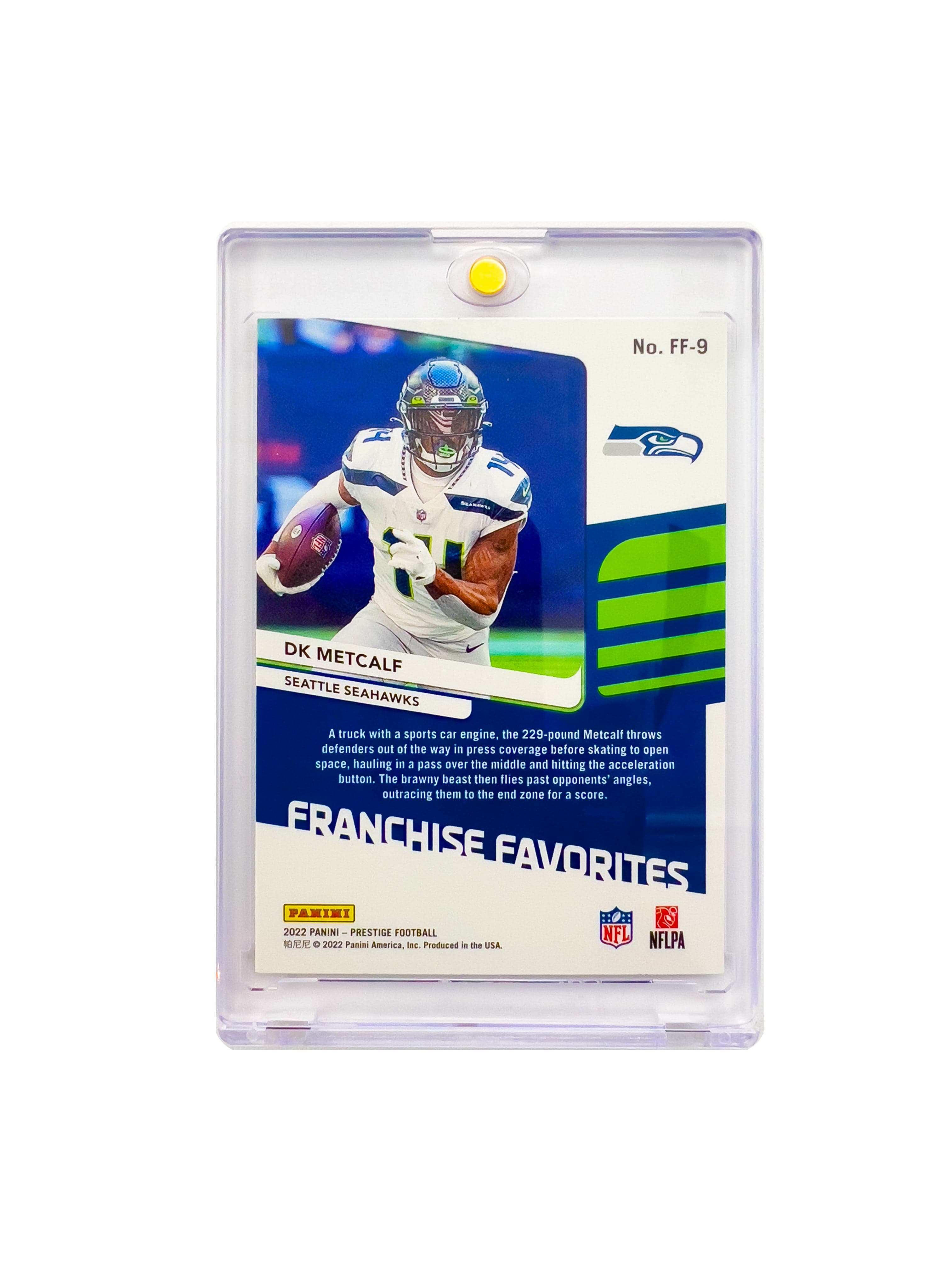 Panini Cards DK Metcalf Seattle Seahawks Panini NFL Prestige 22 Franchise Favs Card