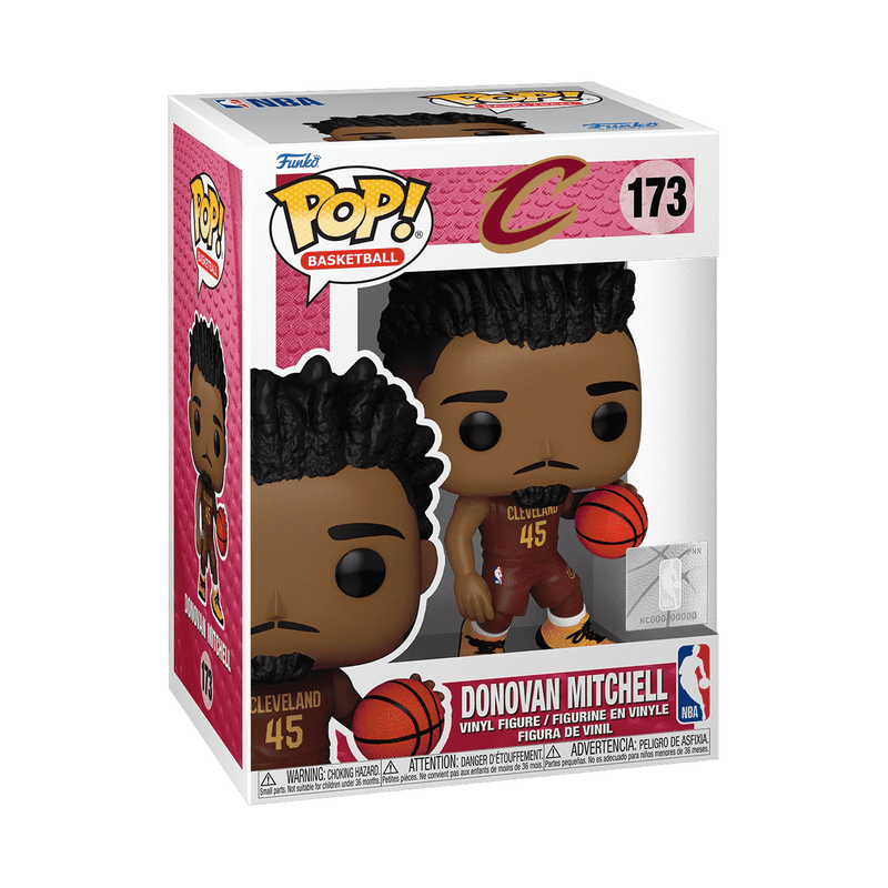 Funko Figures Donovan Mitchell Cleveland Cavaliers Funko NBA 173 Pop Vinyl Figure