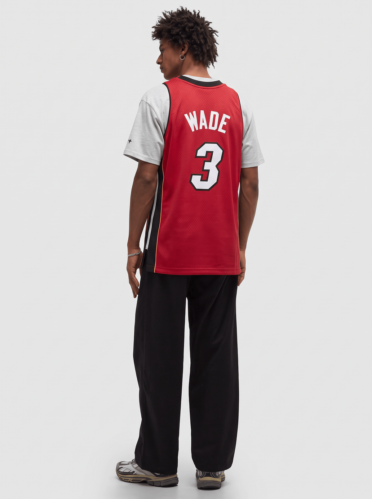 Mitchell And Ness Jerseys Dwyane Wade Miami Heat 05-06 Road Mitchell & Ness NBA Swingman Jersey - Red