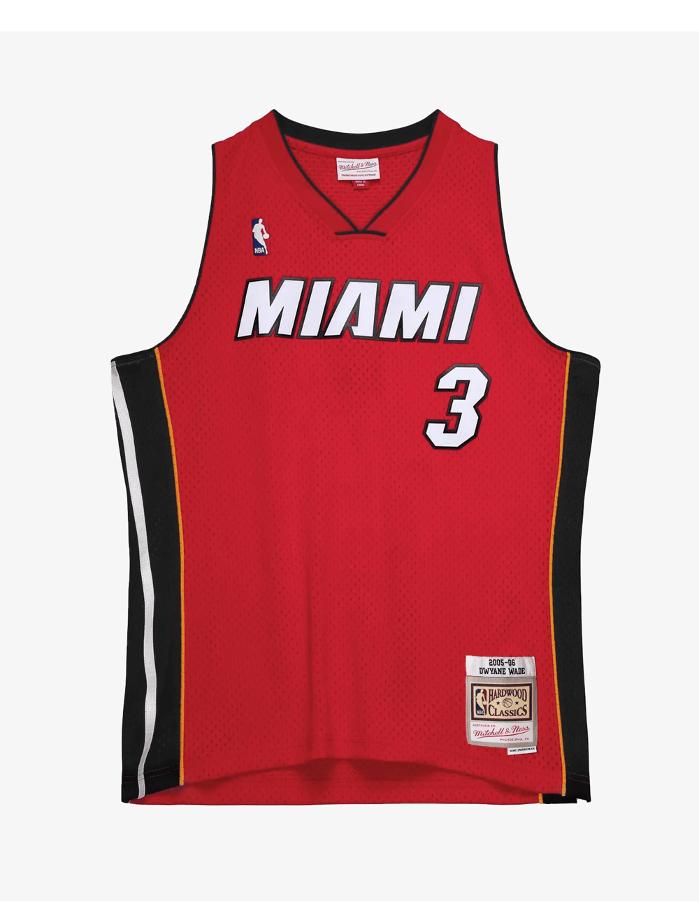 Mitchell And Ness Jerseys Dwyane Wade Miami Heat 05-06 Road Mitchell & Ness NBA Swingman Jersey - Red