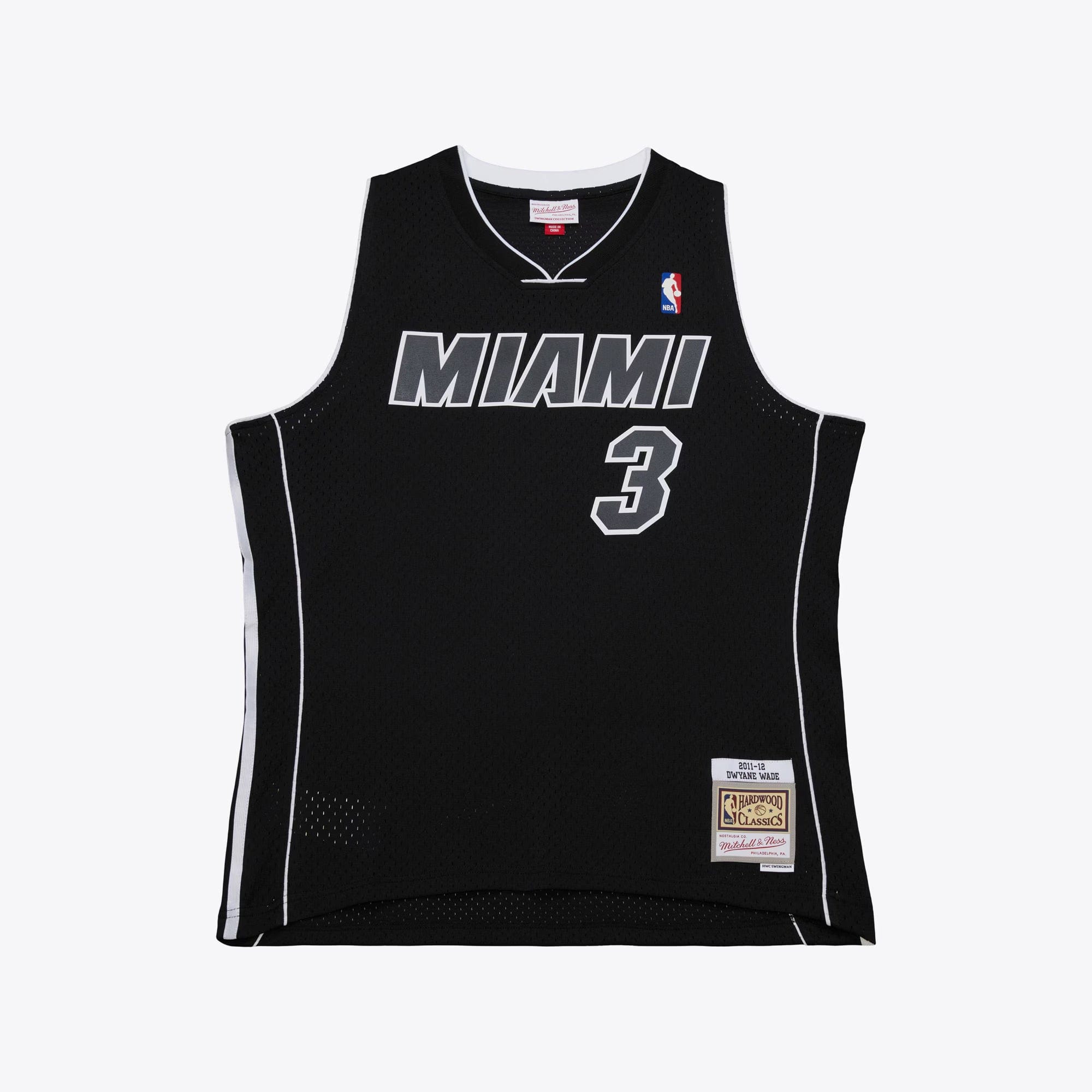 Mitchell And Ness Jerseys Dwyane Wade Miami Heat Mitchell & Ness NBA 2011 Swingman Jersey - Black
