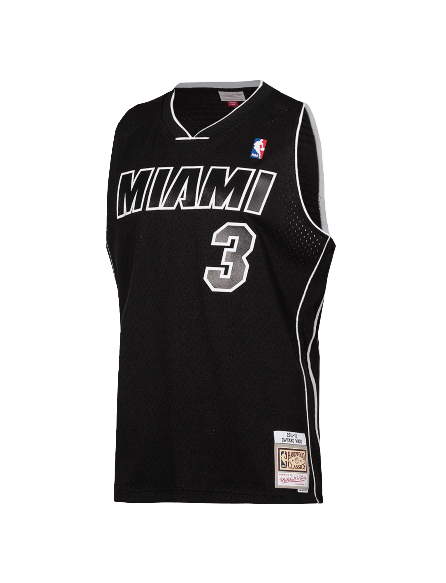 Mitchell And Ness Jerseys Dwyane Wade Miami Heat Mitchell & Ness NBA 2011 Swingman Jersey - Black