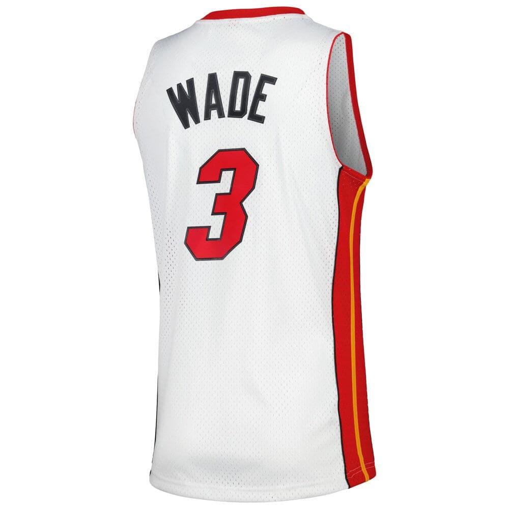 Mitchell And Ness Jerseys Dwyane Wade Miami Heat Mitchell & Ness NBA 92-93 Swingman Jersey - White