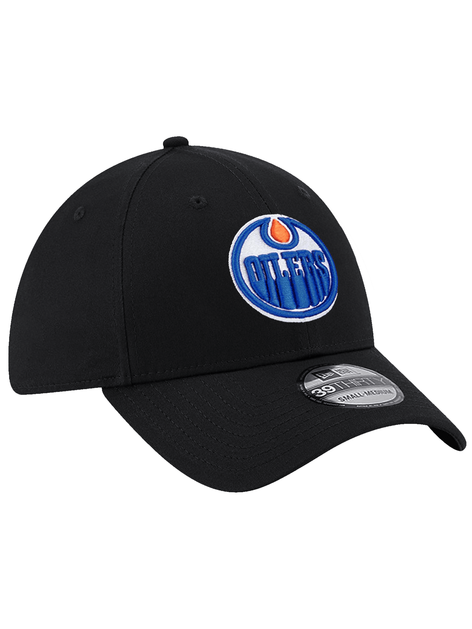 New Era Caps Edmonton Oilers New Era NHL Team 39THIRTY Stretch-Fit Hat - Black