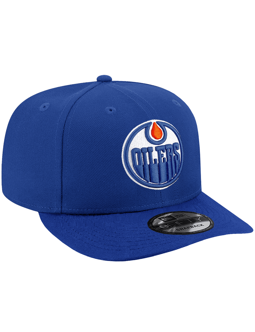 New Era Caps Edmonton Oilers New Era NHL Team 9FIFTY Pre-Curved Snapback Hat - Blue