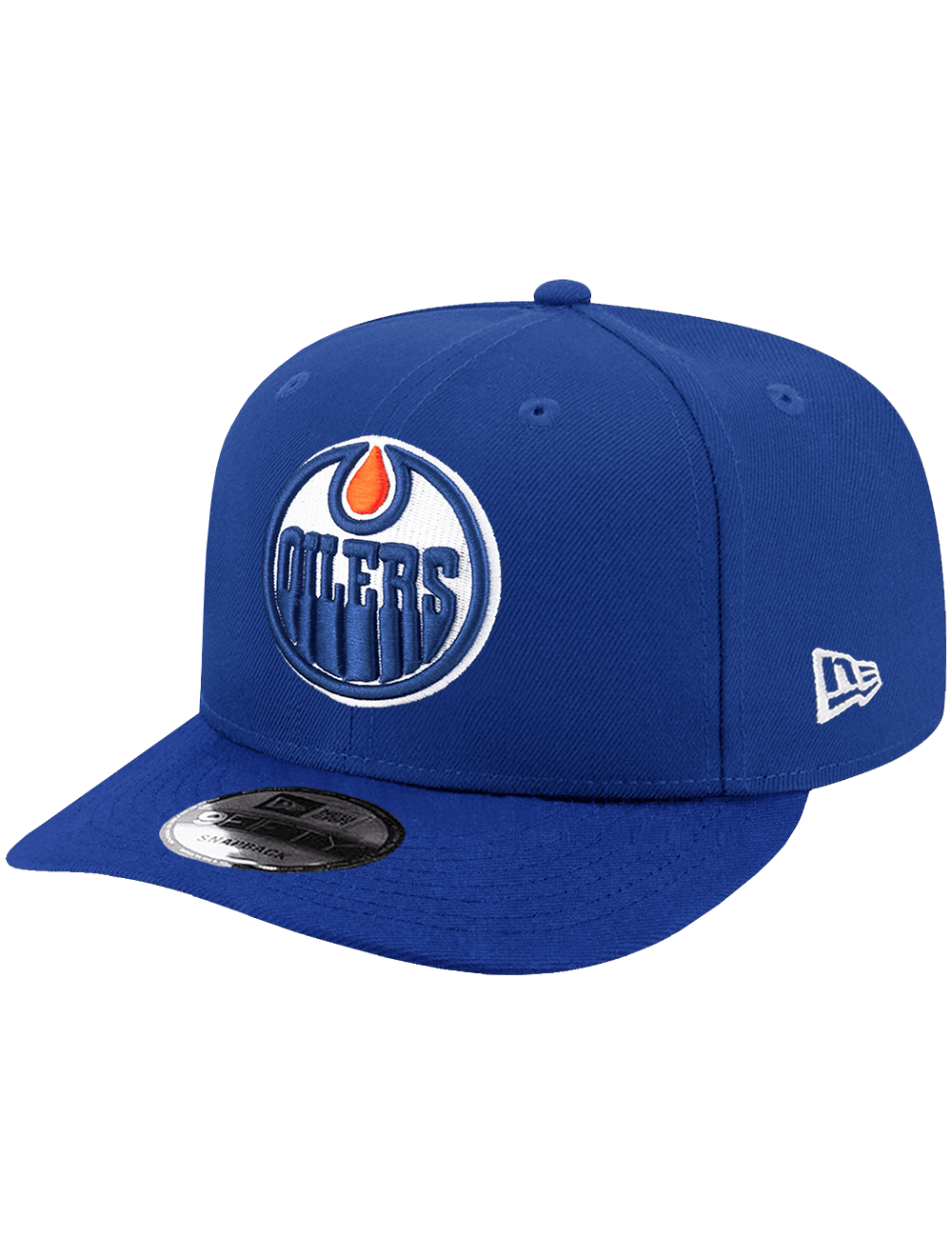 New Era Caps Edmonton Oilers New Era NHL Team 9FIFTY Pre-Curved Snapback Hat - Blue
