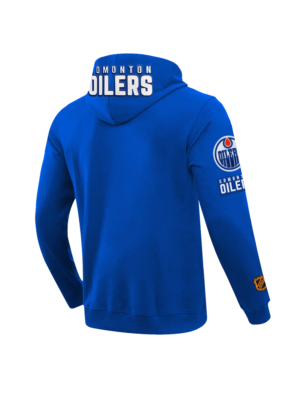 Pro Standard Jumpers Edmonton Oilers Pro Standard NHL Classic Chenille Flex Hoodie Jumper - Blue