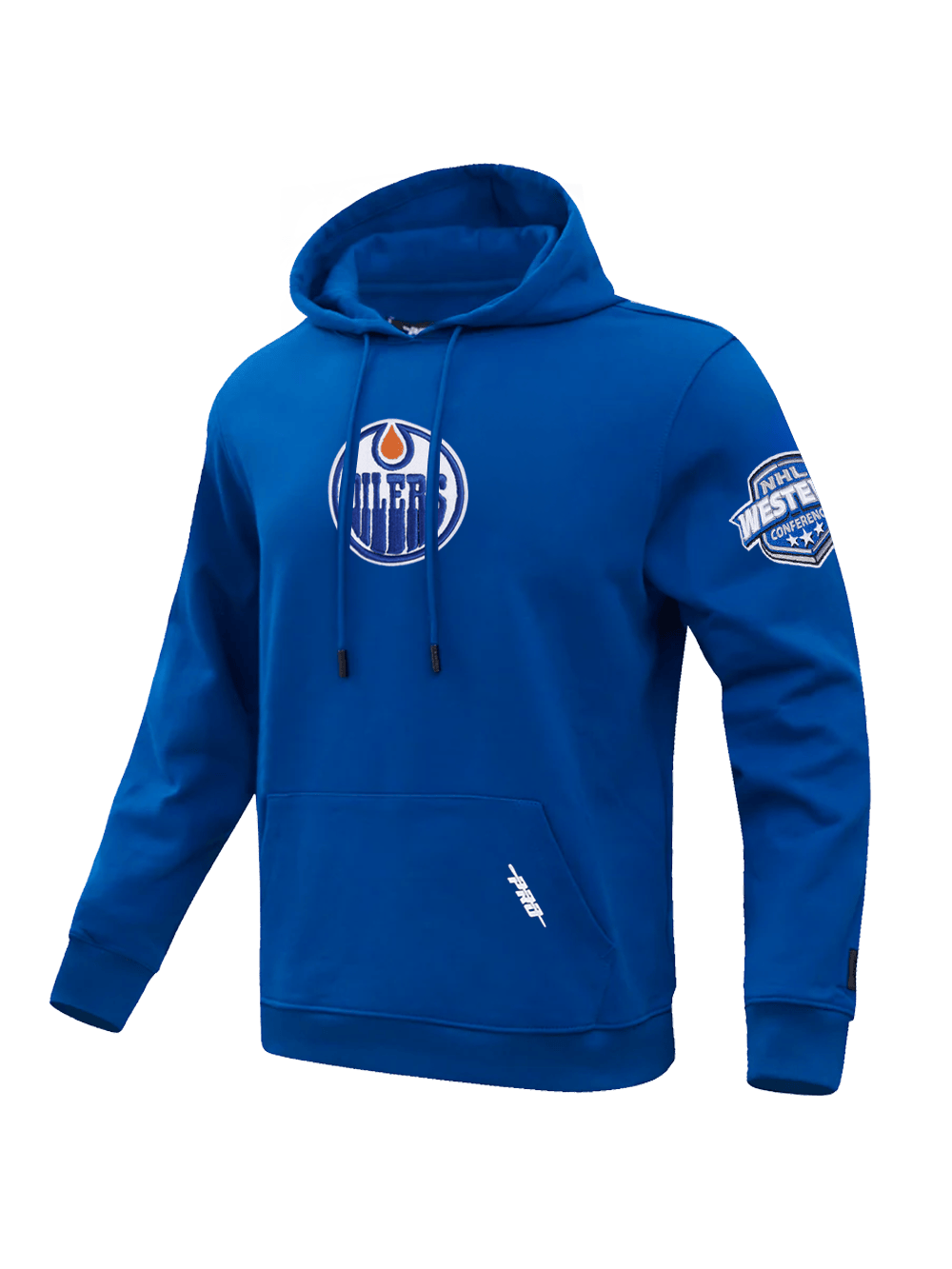 Pro Standard Jumpers Edmonton Oilers Pro Standard NHL Classic Chenille Flex Hoodie Jumper - Blue