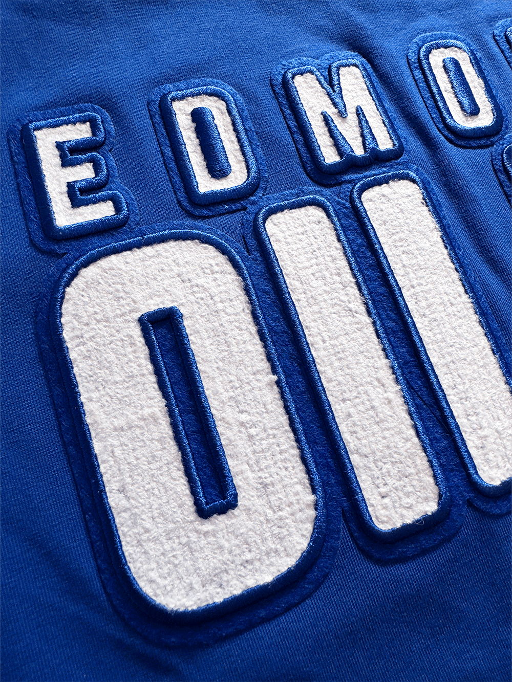 Pro Standard T-Shirts Edmonton Oilers Pro Standard NHL Classic Chenille Flex T-Shirt - Blue