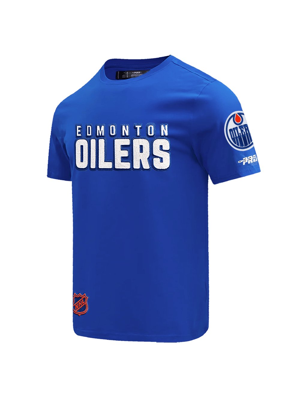 Pro Standard T-Shirts Edmonton Oilers Pro Standard NHL Classic Chenille Flex T-Shirt - Blue