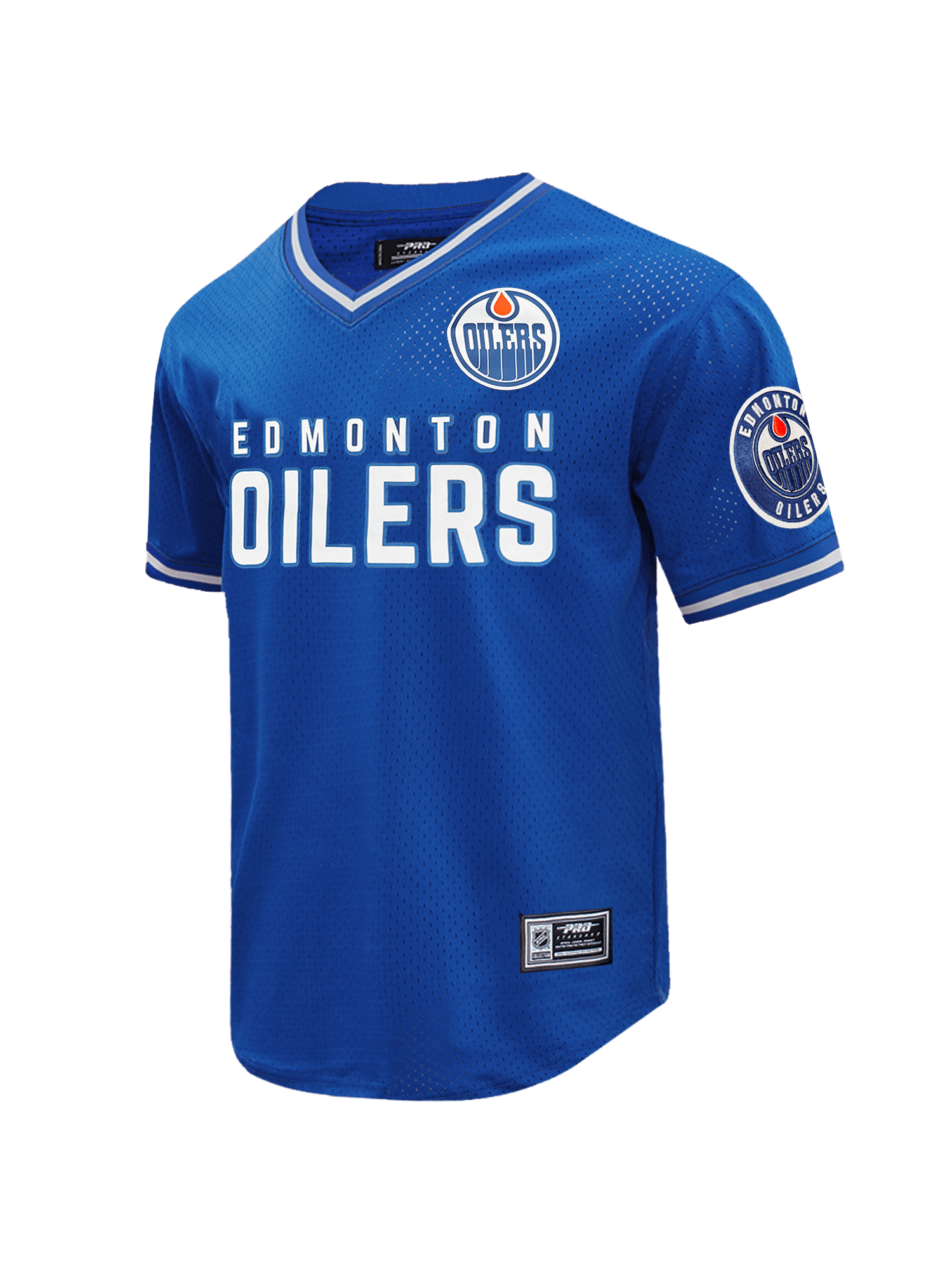 Pro Standard T-Shirts Edmonton Oilers Pro Standard NHL Team Mesh Short Sleeve - Blue
