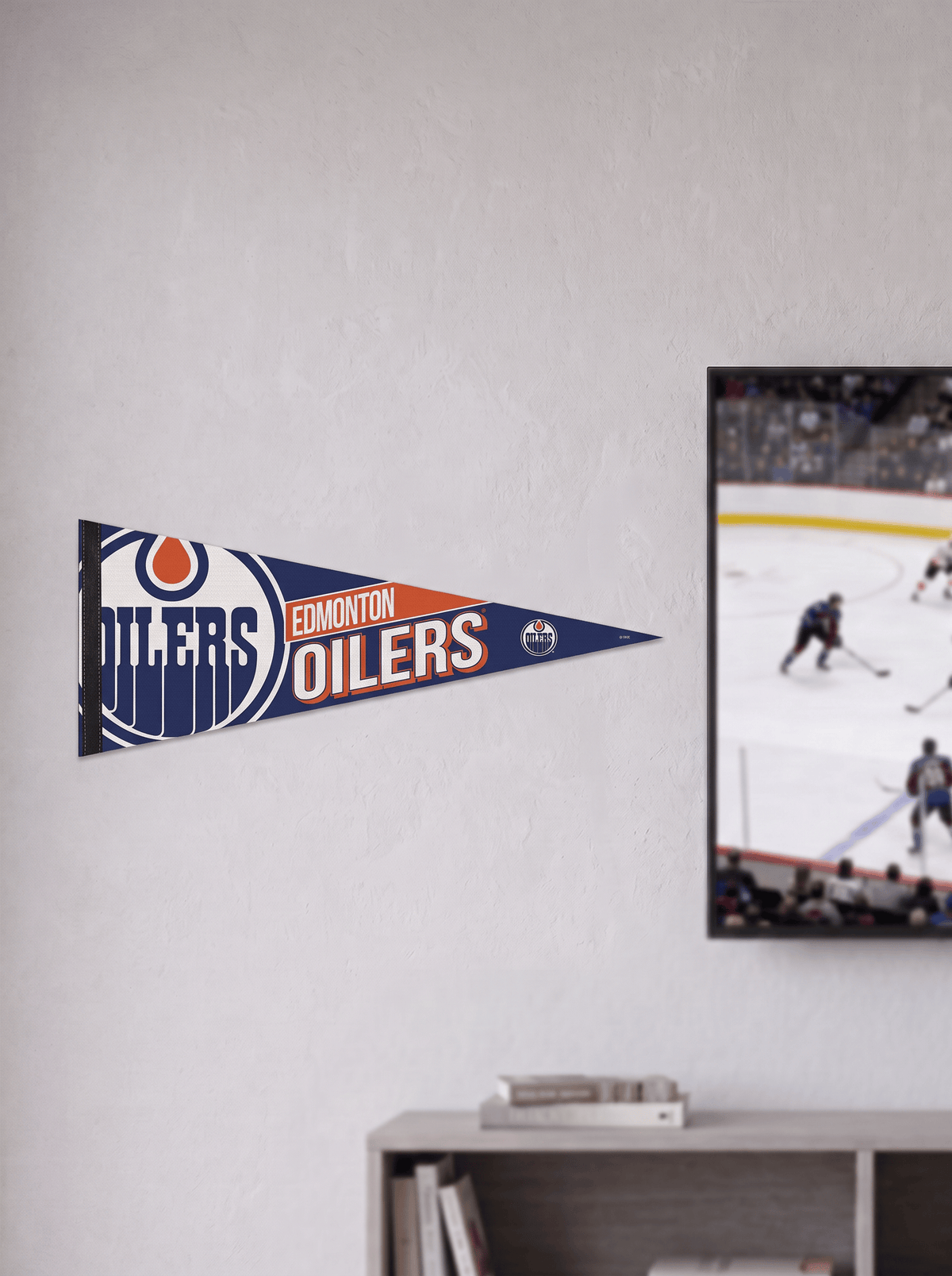 Wincraft Accessories Edmonton Oilers Wincraft NHL 12 x 30" Premium Felt Pennant