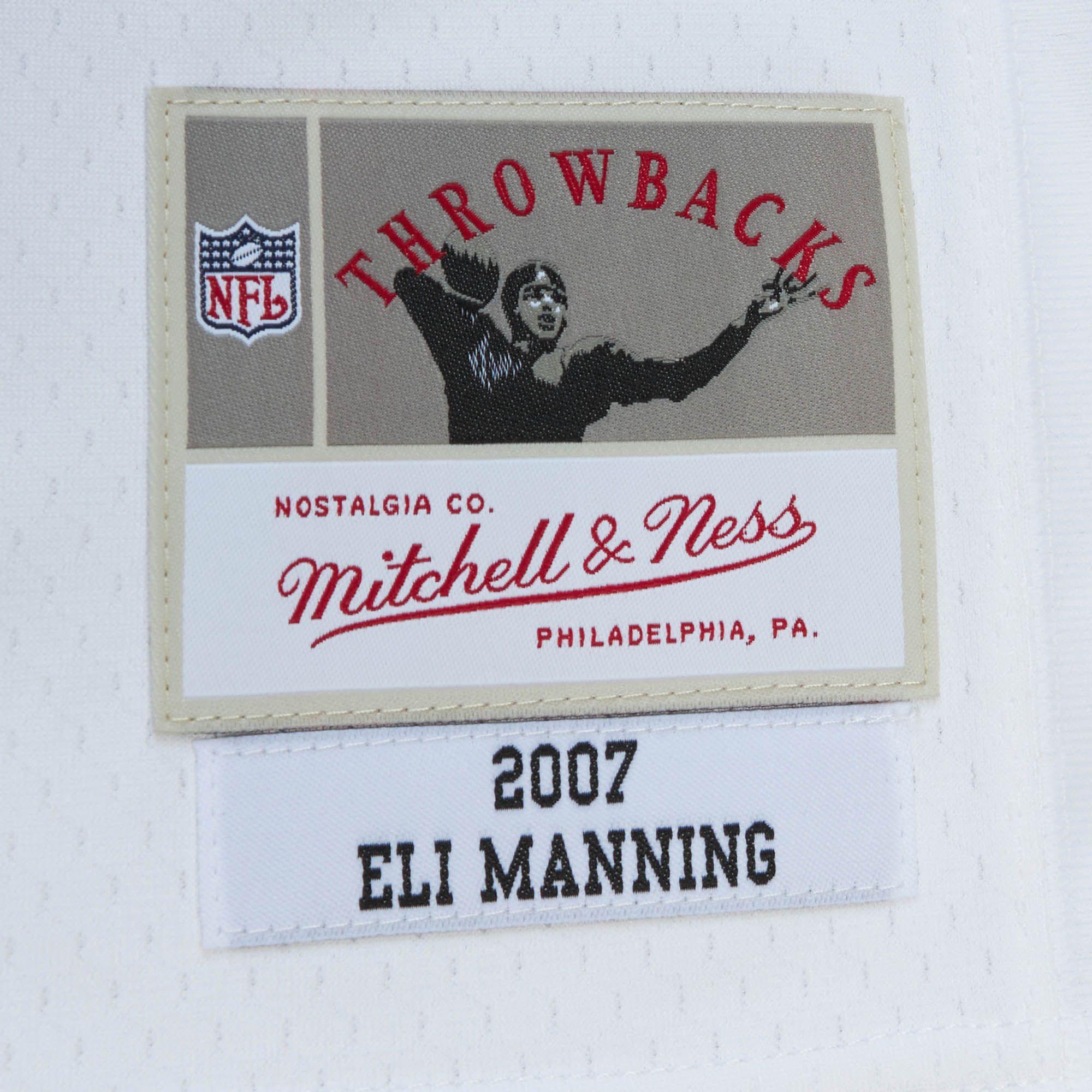 Mitchell And Ness Jerseys Eli Manning New York Giants Mitchell & Ness NFL 07 Legacy Jersey - White