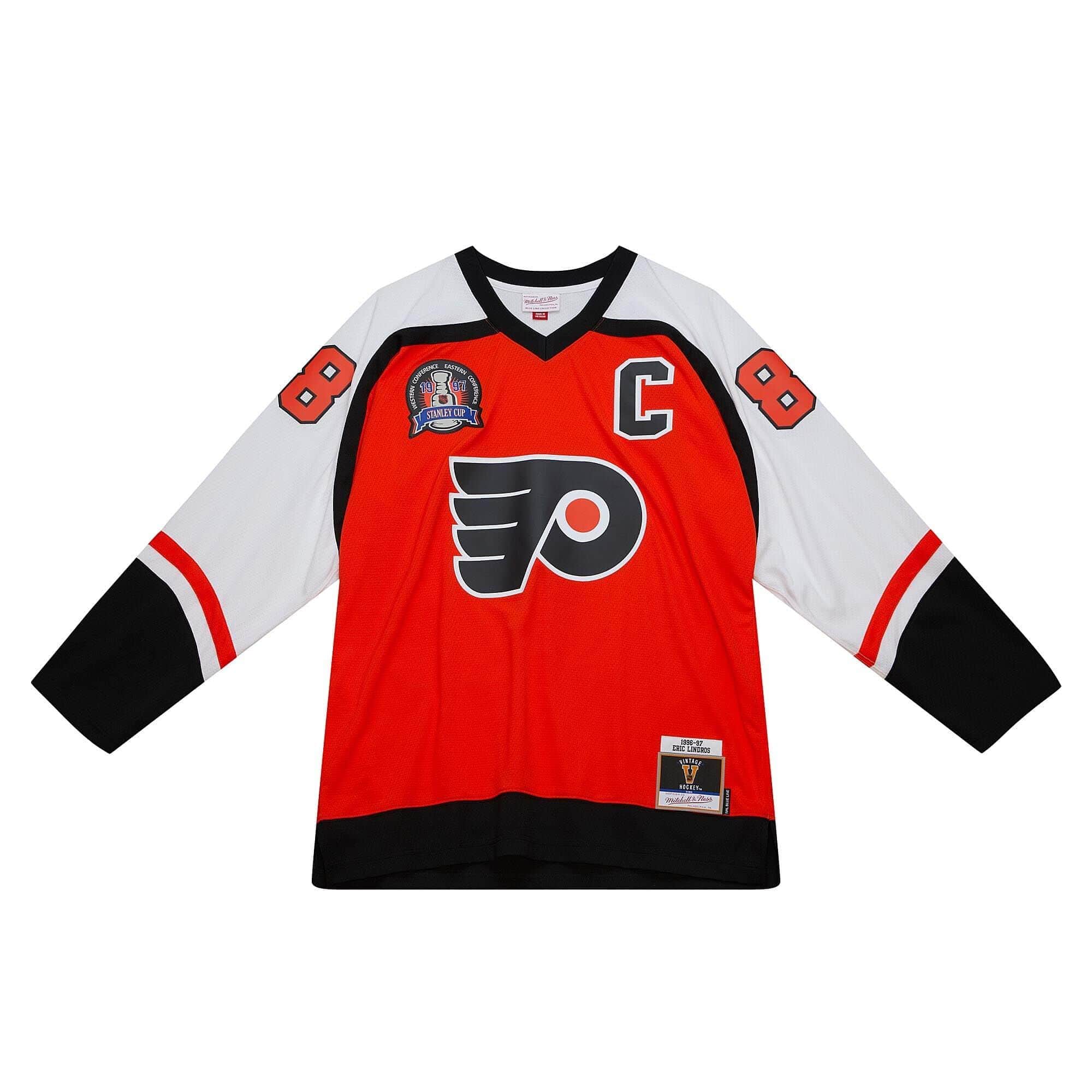Mitchell And Ness Jerseys Eric Lindros Philadelphia Flyers Mitchell & Ness NHL 96-97 Blue Line Jersey