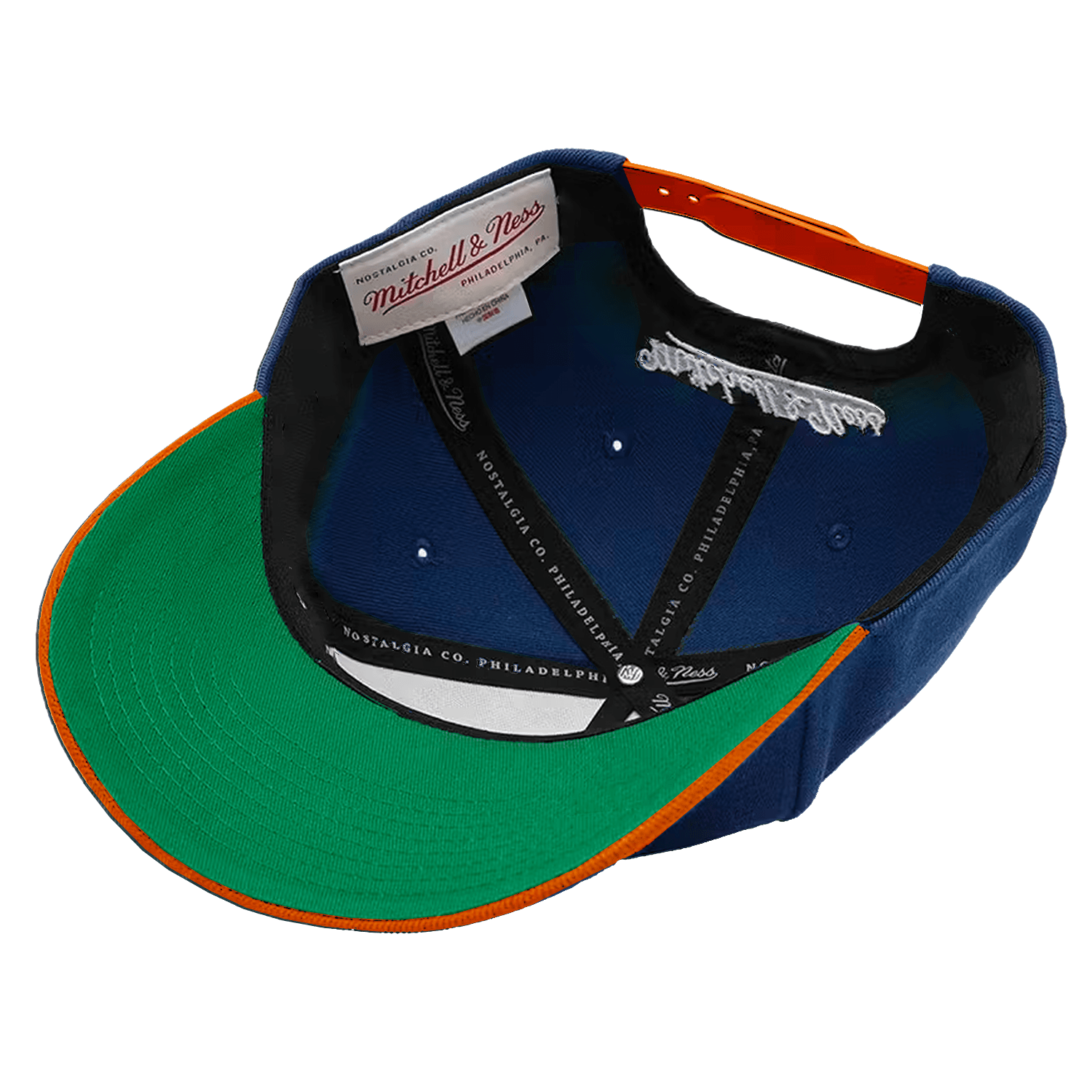 Mitchell And Ness Caps Florida Gators Mitchell & Ness NCAA Boom Text Snapback Hat - Blue