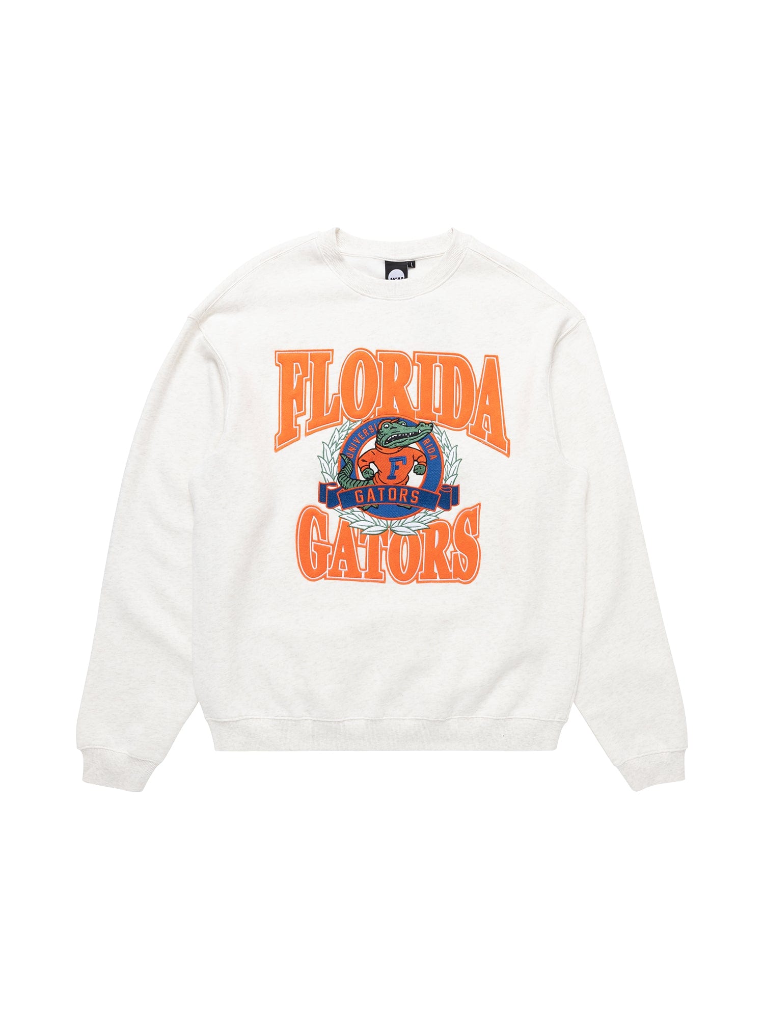 NCAA Branded Jumpers Florida Gators NCAA Team Mascot Vintage Crew Jumper - Vintage White