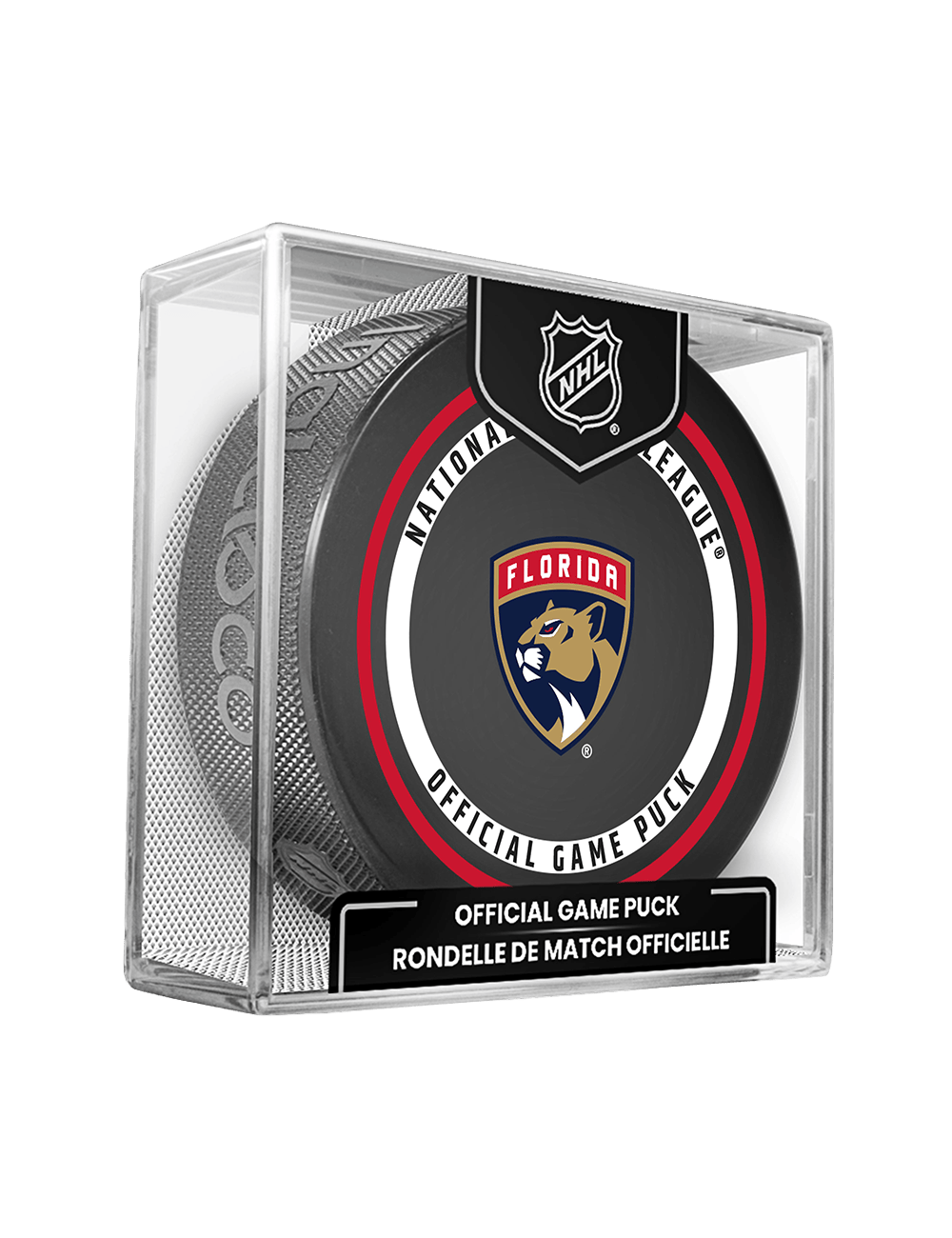 Inglasco Pucks Florida Panthers Inglasco NHL 26-27 Official Game Puck In Cube
