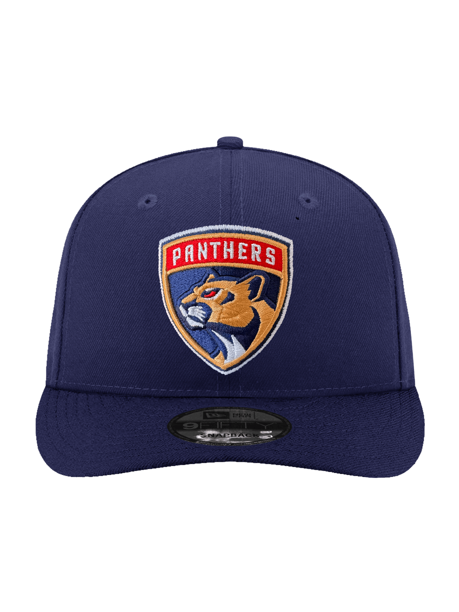 New Era Caps OSFA Florida Panthers New Era NHL Team 9FIFTY Pre-Curved Snapback Hat - Navy