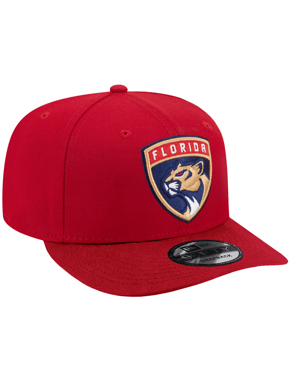 New Era Caps Florida Panthers New Era NHL Team 9FIFTY Pre-Curved Snapback Hat - Red