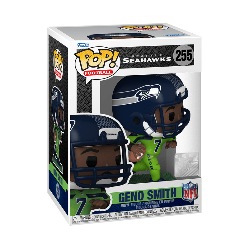 Funko Figures Geno Smith Seattle Seahawks Funko NFL Pop Vinyl Figure - 255