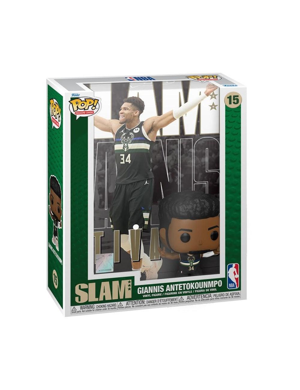 Funko Figures Giannis Antetokounmpo Milwaukee Bucks Funko NBA Slam Magazine Pop Figure