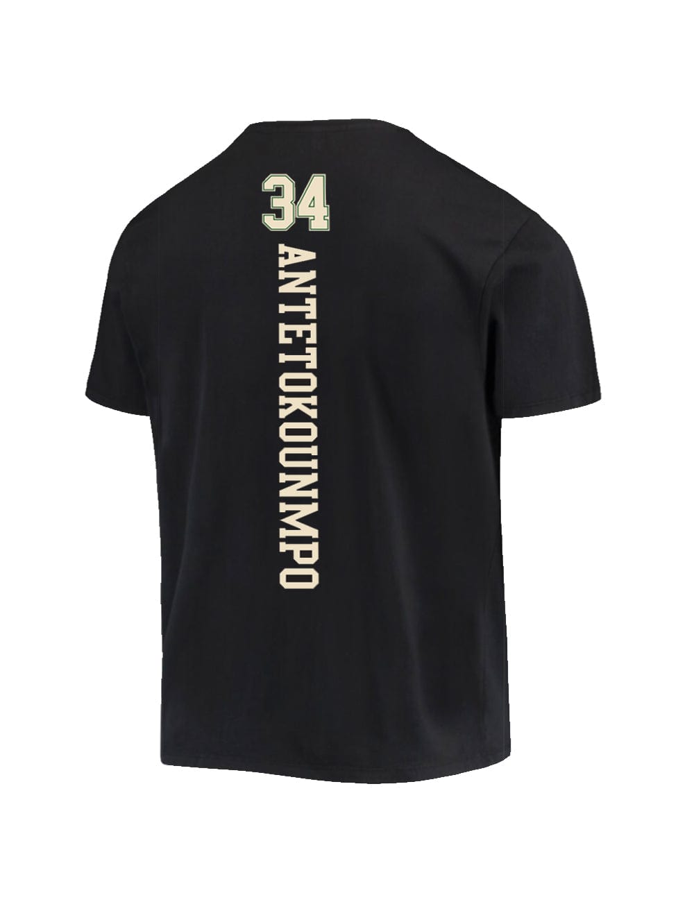 NBA Essentials T-Shirts Giannis Antetokounmpo Milwaukee Bucks NBA Name & Number T-Shirt - Black