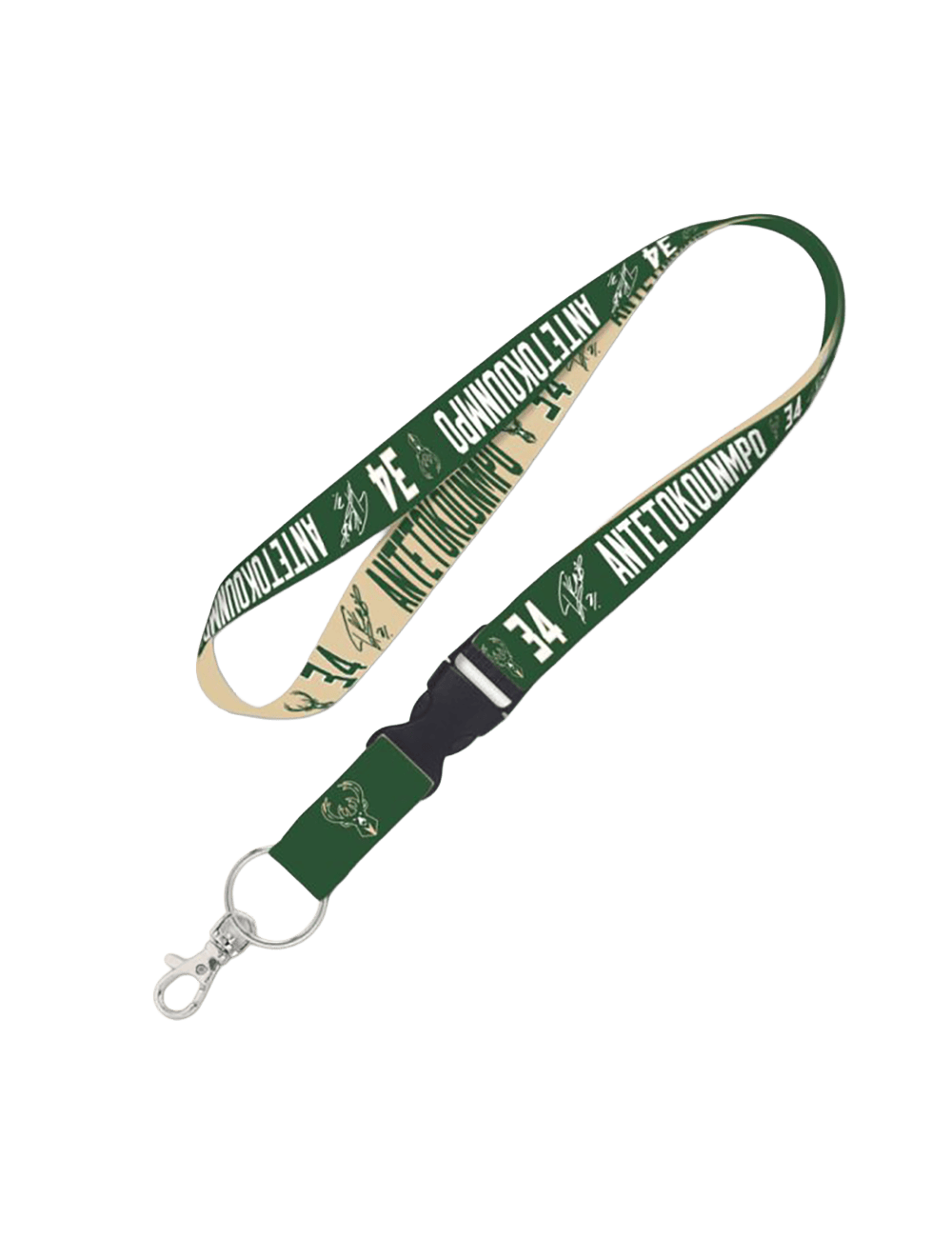 Wincraft Accessories Giannis Antetokounmpo Milwaukee Bucks Wincraft NBA Lanyard w/Detachable Buckle