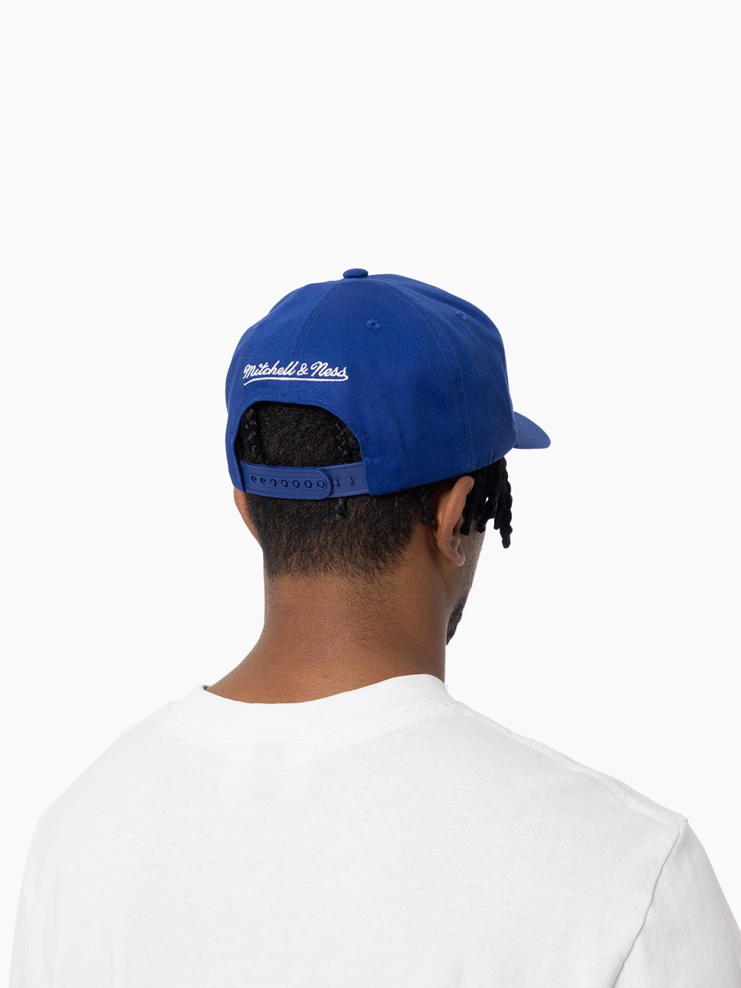 Mitchell And Ness Caps Golden State Warriors Mitchell & Ness NBA HWC Pro Pinch Snapback Hat - Blue