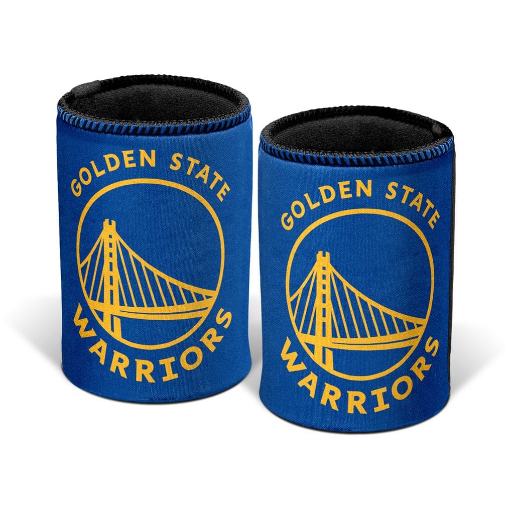NBA Branded Accessories Golden State Warriors NBA Team Logo Can Cooler - Blue