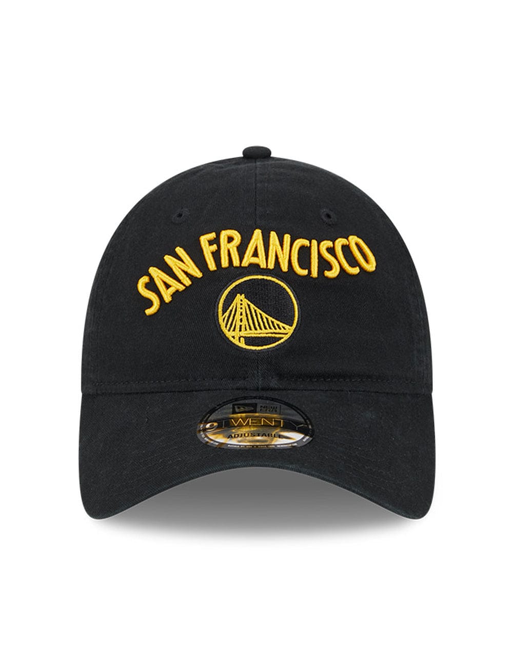 New Era Caps Golden State Warriors New Era NBA 24 City Edition 9TWENTY Strapback Hat
