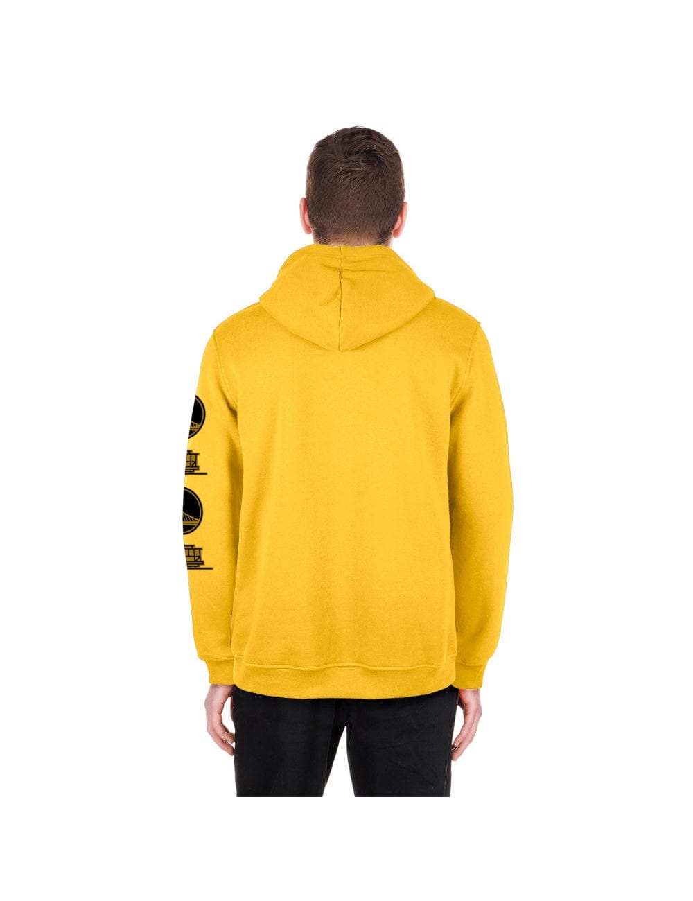 New Era Jumpers Golden State Warriors New Era NBA 24 City Edition Hoodie Jumper - Yellow
