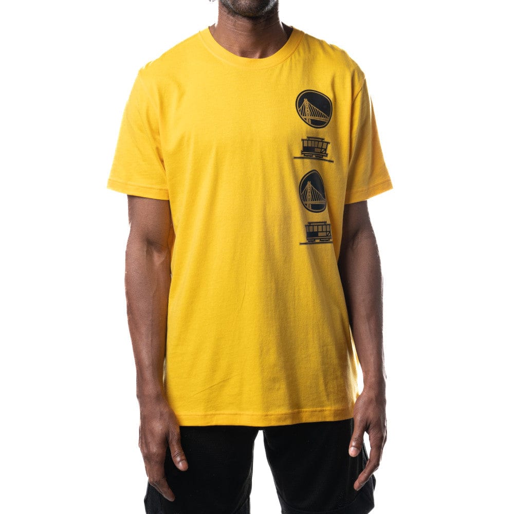 New Era T-Shirts Golden State Warriors New Era NBA 24 City Edition T-Shirt - Yellow