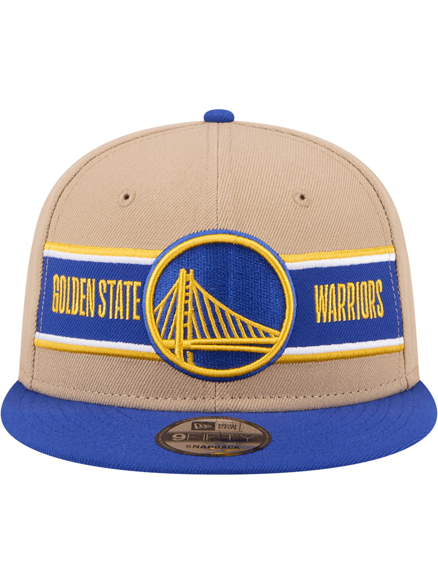 New Era Caps Golden State Warriors New Era NBA 24 Draft 9FIFTY Snapback Hat - Tan