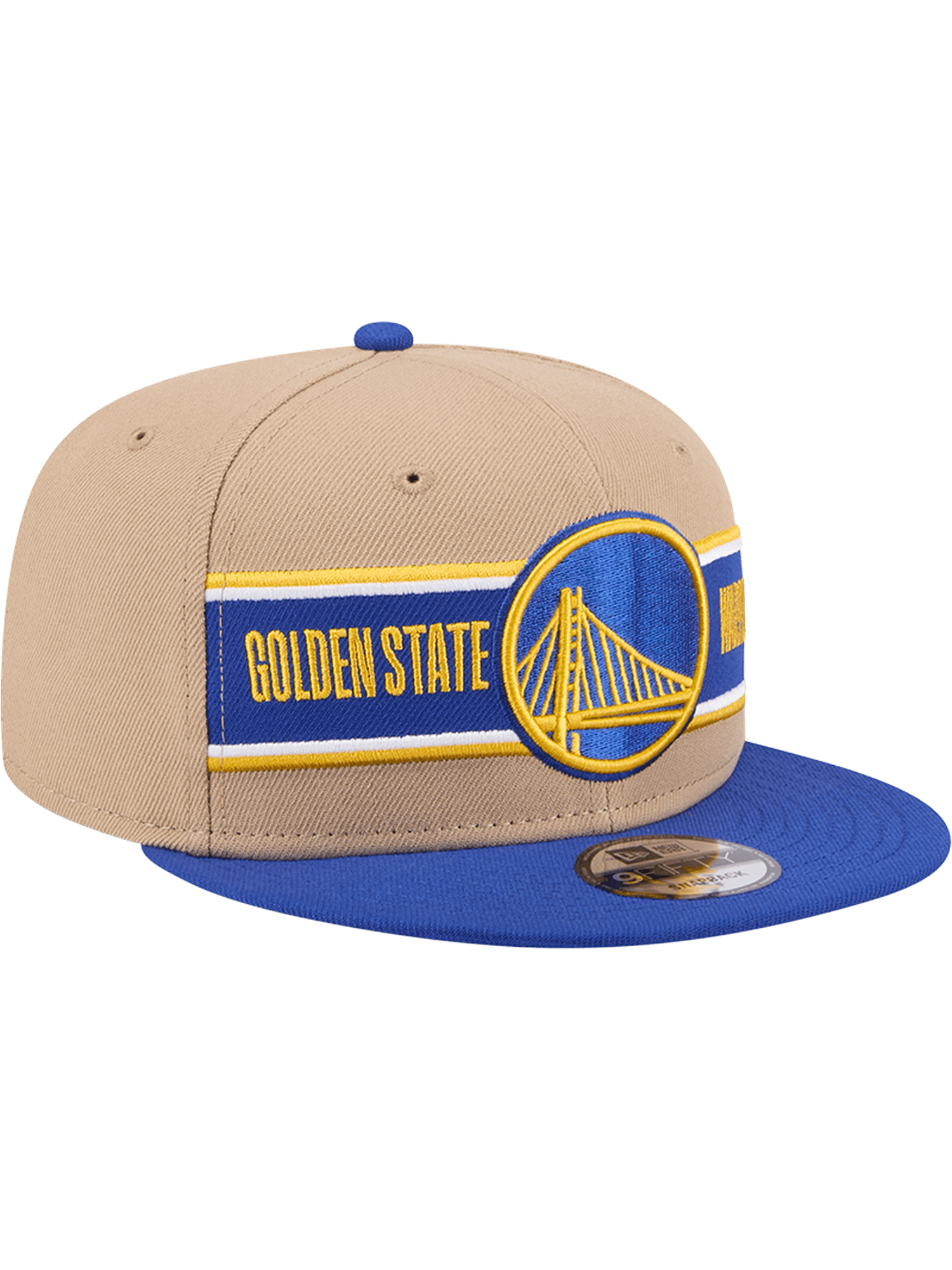 New Era Caps Golden State Warriors New Era NBA 24 Draft 9FIFTY Snapback Hat - Tan
