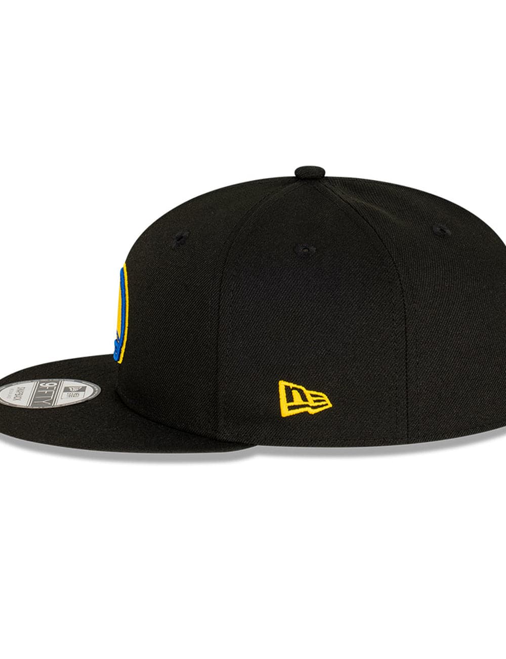 New Era Caps Golden State Warriors New Era NBA Champs Patch 9FIFTY Snapback Hat - Black