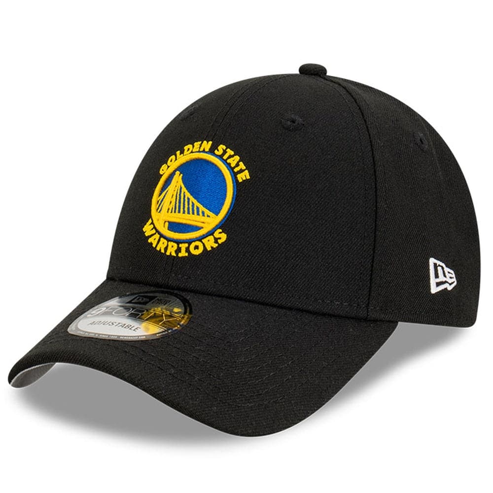 New Era Caps Golden State Warriors New Era NBA Champs Patch 9FORTY Snapback Hat - Black