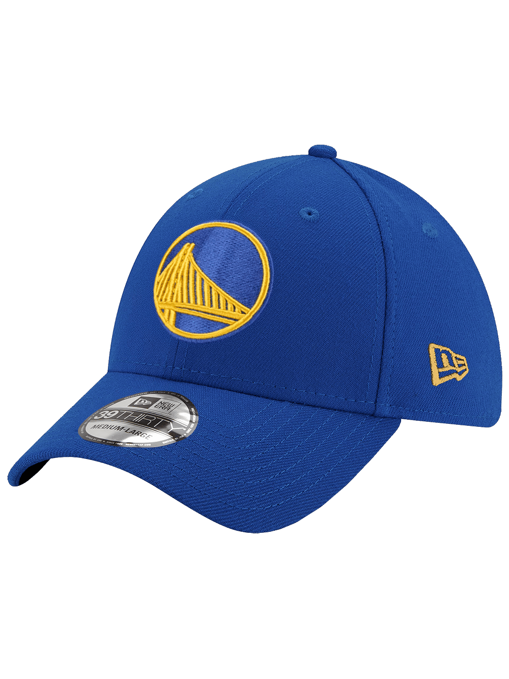 New Era Caps Golden State Warriors New Era NBA Team 39THIRTY Stretch-Fit Hat - Blue