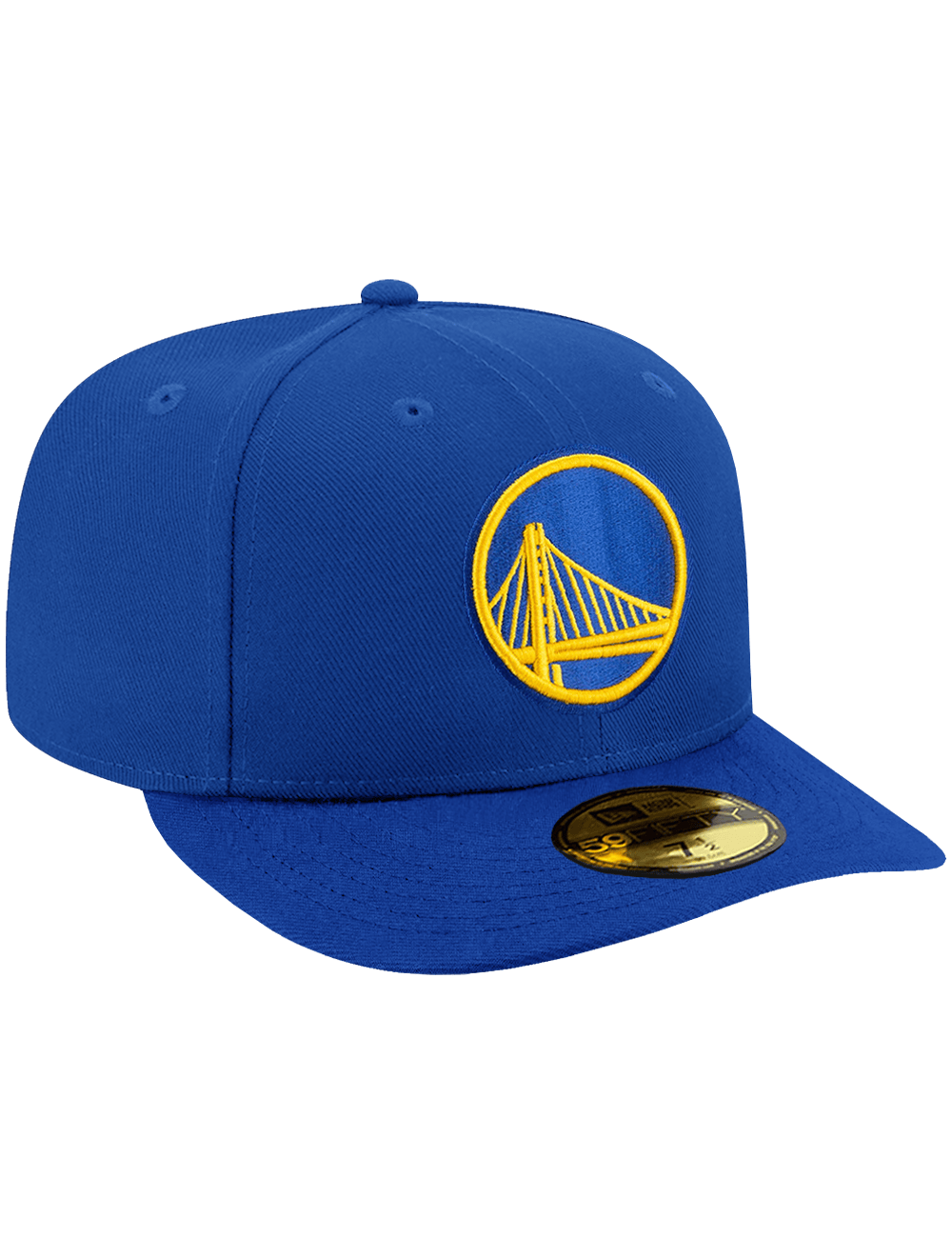New Era Caps Golden State Warriors New Era NBA Team 59FIFTY Pre-Curved Fitted Hat - Blue