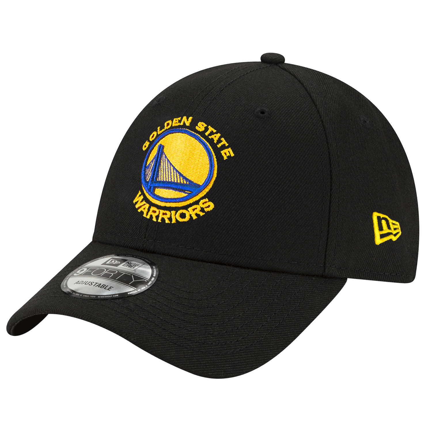 New Era Caps Golden State Warriors New Era NBA Team 9FORTY Snapback Hat - Black
