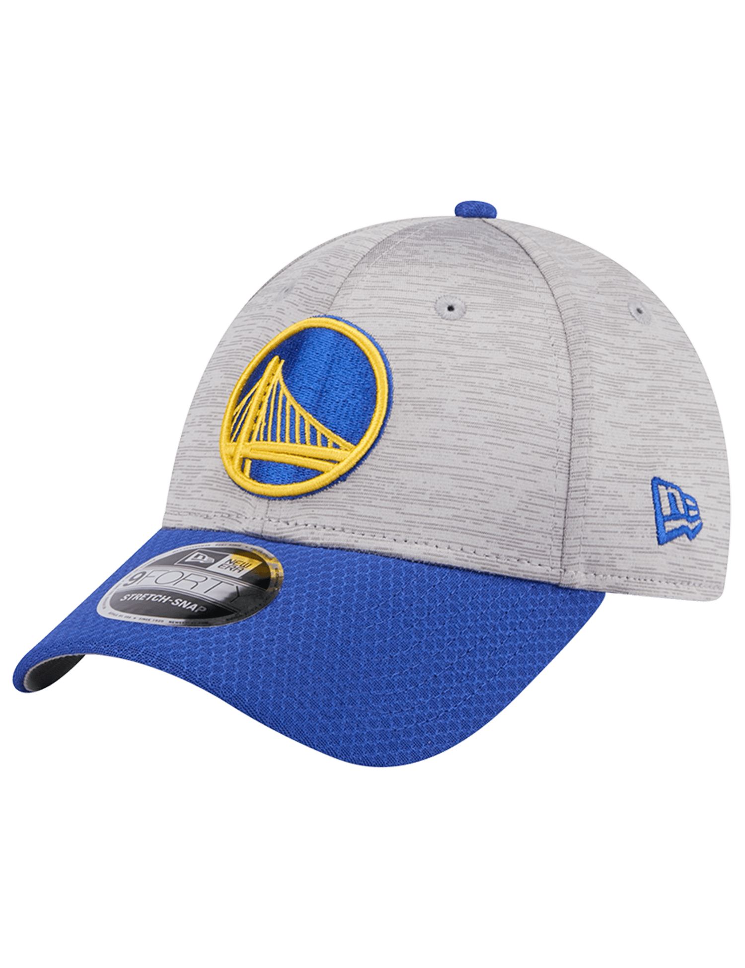 New Era Caps Golden State Warriors New Era NBA Team Active Digi-Tech 9FORTY Snapback Hat - Graphite Grey